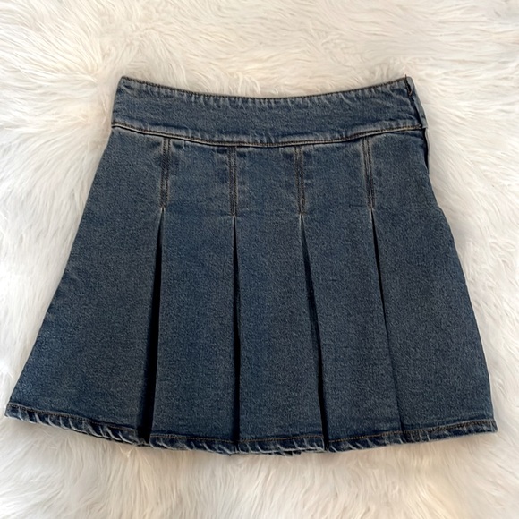 Like New Girls Denim Tennis Shirt - Picture 1 of 6